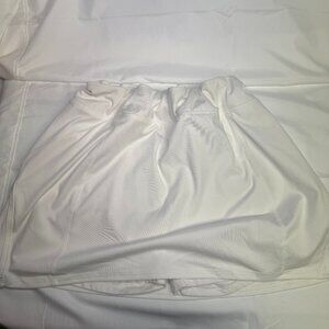 Tangerine White Athletic Skort w/ Built-In Shorts